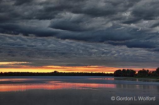 Looming Dawn Clouds_18754.jpg - Rideau Canal Waterway photographed near Smiths Falls, Ontario, Canada.